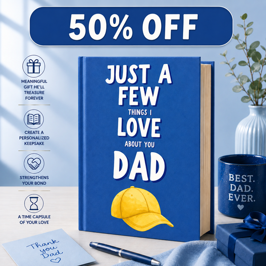 Personalized Gift Book for Dad