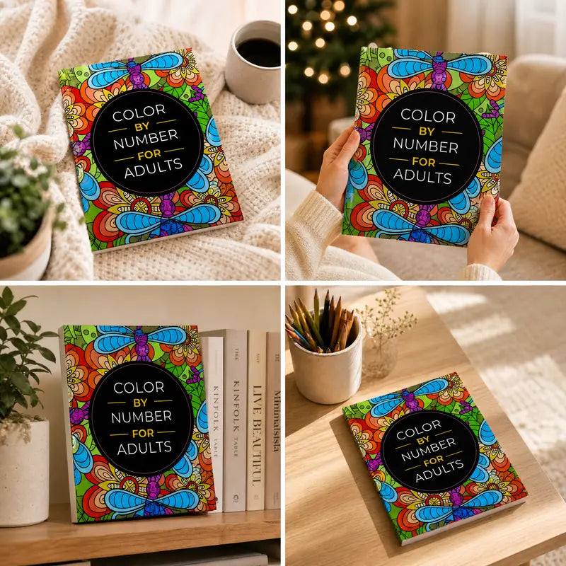 Color By Number Art Book