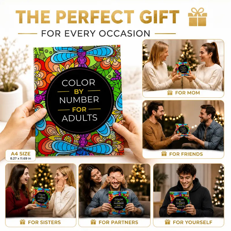Color By Number Art Book